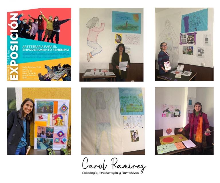 Exposición arteterapia mujeres 